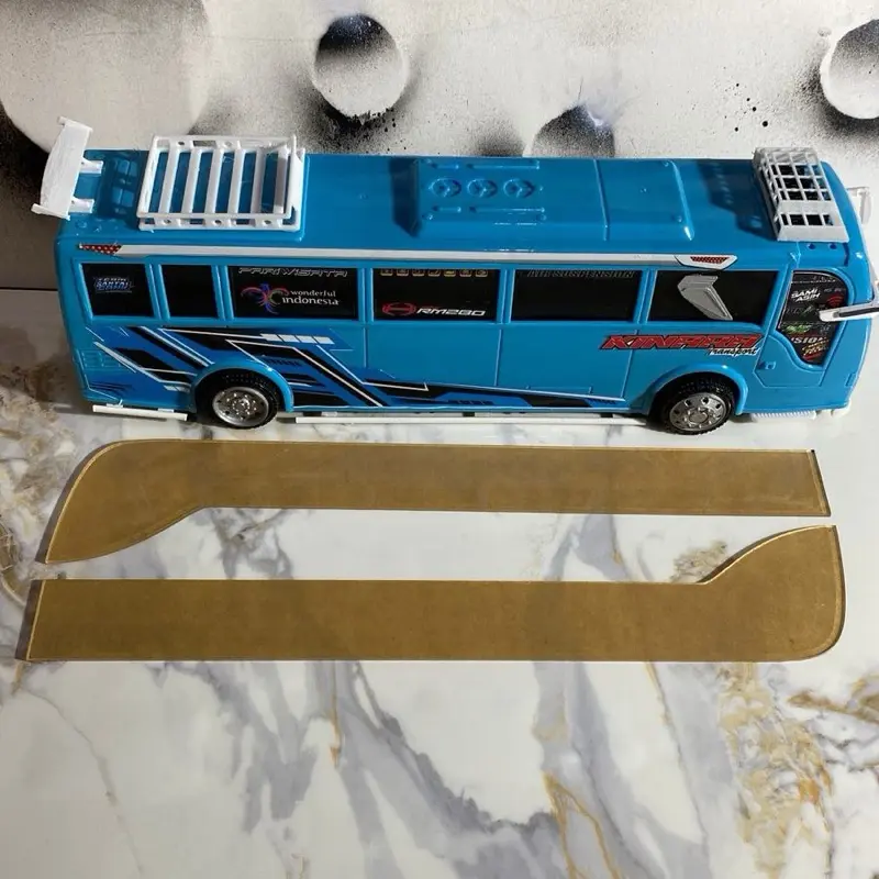 Kaca samping mika putih