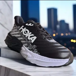 Promo Hoka Sepatu Olahraga Johing Sneakers Sport Hitam PutihUnisex Trendy Size 35-44 Kualitas Terbaik