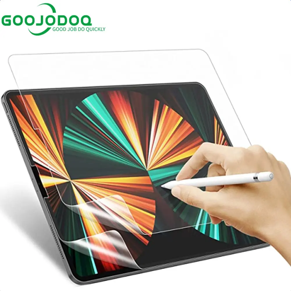 GOOJODOQ Screen Protector | Anti Glare & Fingerprint with Ultra Thin 0.17mm |  Compatible with iPad 5/6/7/8/9/10 Generation Pro 10.5/11/12.9/13 Air 4/5/6