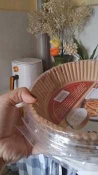 Product Review of [BEC] Air Fryer Paper Anti Lengket / Kertas Alas Air Fryer / Baking Paper Tahan Minyak Sekali Pakai / Kertas Air Fryer 50 Pcs from R**i H**i 1