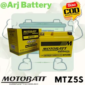 Aki Motor Beat, Vario 110, Scoopy, Revo, Blade, MOTOBATT MTZ5S Aki Kering