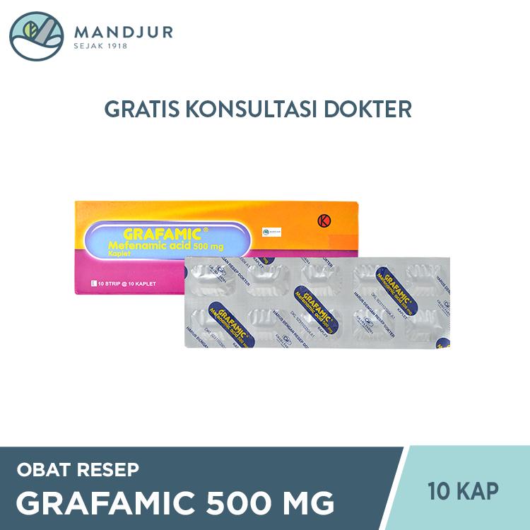 Grafamic 500 mg Strip 10 Kaplet
