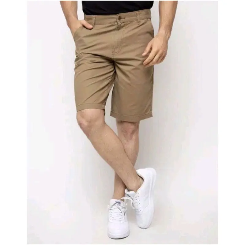 Celana Pendek Pria Chinos dari Katun Combed Twill Shorts Nyaman Santai nc Distro cowok Keren 4