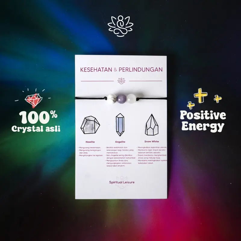 Gelang Kristal Healing dan Prosperity 6