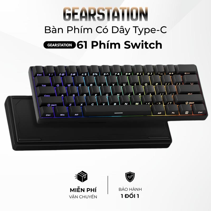 【Giao hàng từ Việt Nam】bàn phím cơ tk61 -- thiết kế mini 61 phím, tất cả các…