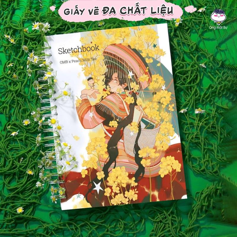 Sổ Vẽ Đa Chất Liệu Ong Mặt Bự - Sổ Phác Thảo - Không Kèm Tài Liệu Vẽ - Blaze Of Valley LỖI 1 ĐỔI 1