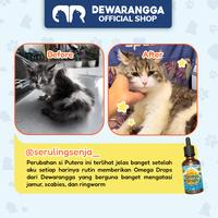 Gambar Dewarangga Omega Drops Salmon Oil Kucing, Minyak Ikan Kucing untuk Menjaga Kulit & Bulu Kucing Anjing, Mengatasi Jamur, Scabies, Ringworm, Mencegah dan Mengatasi Bulu Rontok, serta Antioksidan Alami dari Dewarangga Cattery Kab. Bogor 2 Tokopedia