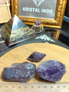 Dark Amethyst Rough Natural Paket 118 Grams (5)
