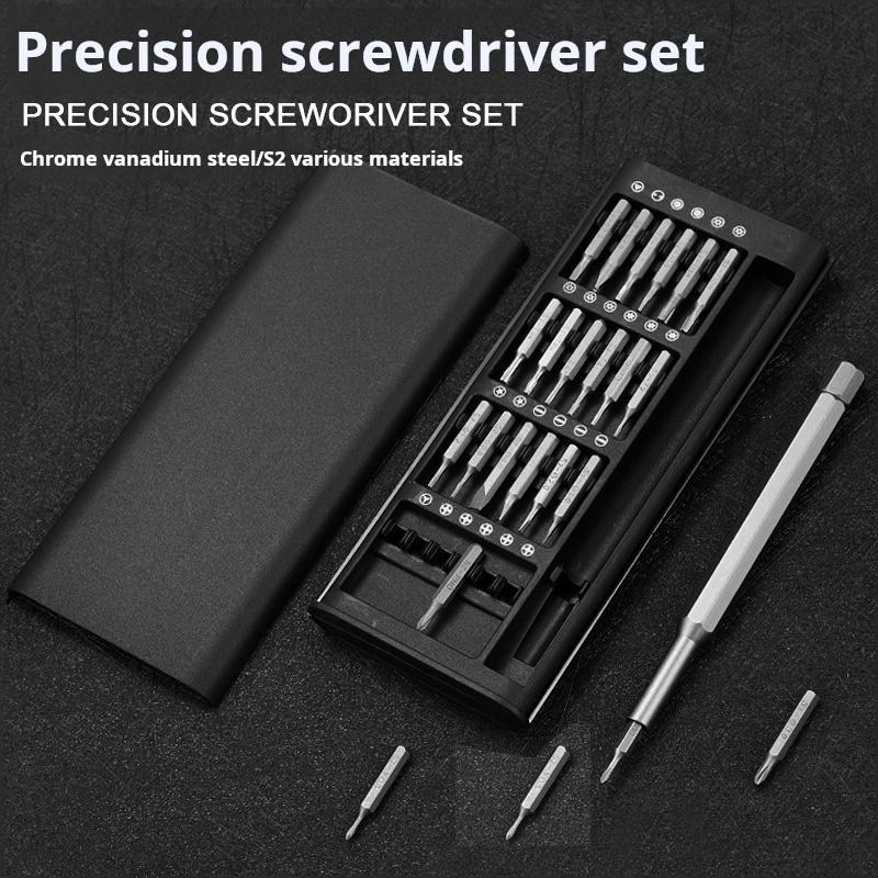 Bộ Tuốc Nơ Vít Đa Năng, Nhỏ Gọn Và Bền Công tắc 24 bit, Sửa chữa điện thoại, đồ nội thất và thiết bị điện tử ngay lập tức, chỉ trong vài giây Kích thước bỏ túi, có tay cầm chống trượt 0
