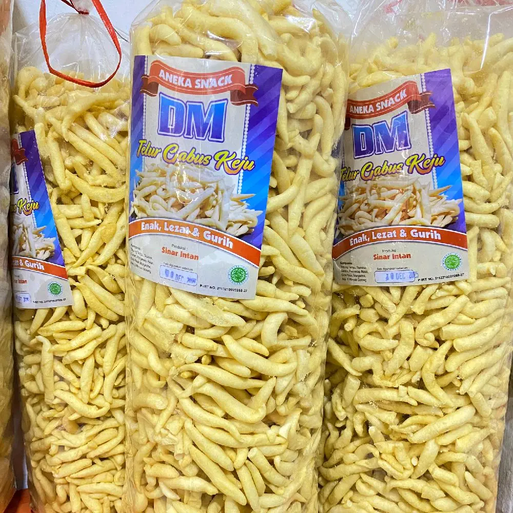 Telor Gabus Keju Dm 1 KG Snack Cemilan