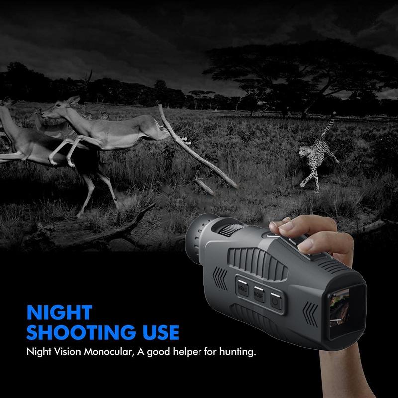 Teropong Digital Monokular Outdoor Night Vision 5x Zoom 1080P - Aotuo R11 5