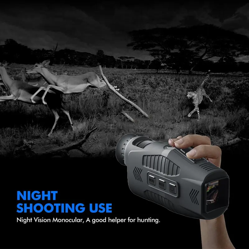 Teropong Digital Monokular Outdoor Night Vision 5x Zoom 1080P - Aotuo R11 5