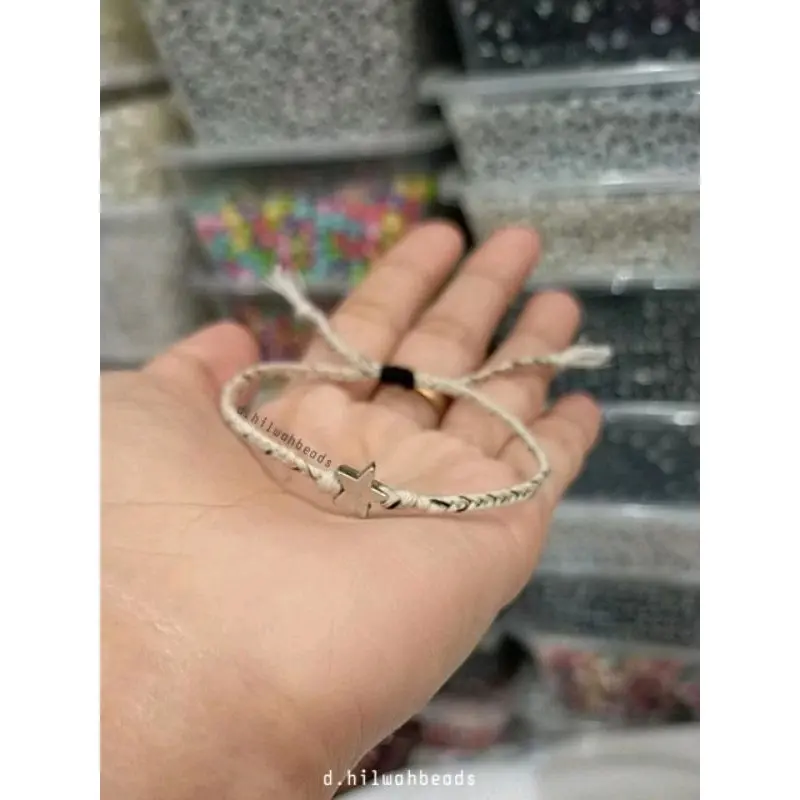Gelang Couple Bintang | Gelang Couple Benang Serut 4