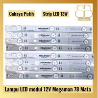 Gambar Lampu Led Modul 12V Megaman 78 Mata Cahaya Putih/MEGAMAN STRIP LED 13W 12V LAMPU LED STRIP 14000K dari BestBright Store Kota Administrasi Jakarta Pusat 1 Tokopedia
