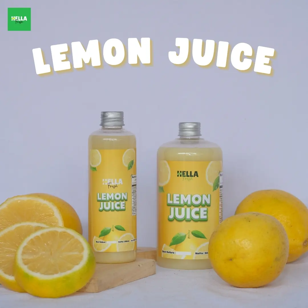 Sari Lemon Peras Murni 100% Hella Fresh California 250 ml & 500 ml