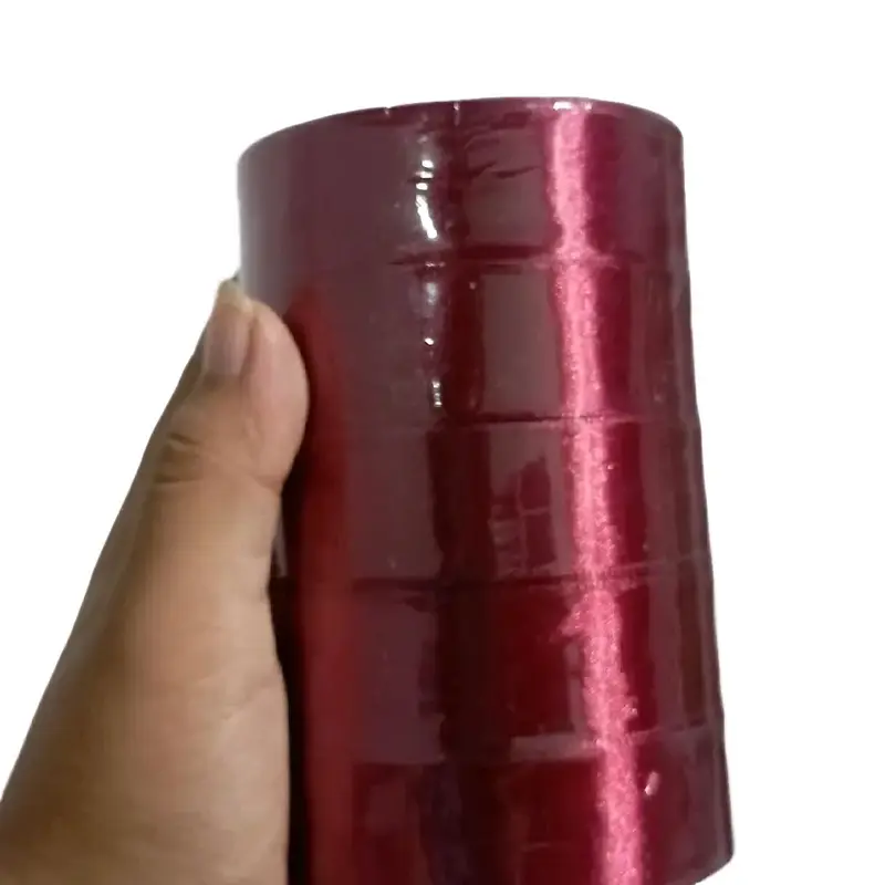 PITA SATIN 1inch atau 2,5CM . 1 Roll 20 - 25 yard. Souvenir hampers kain polos parcel 0