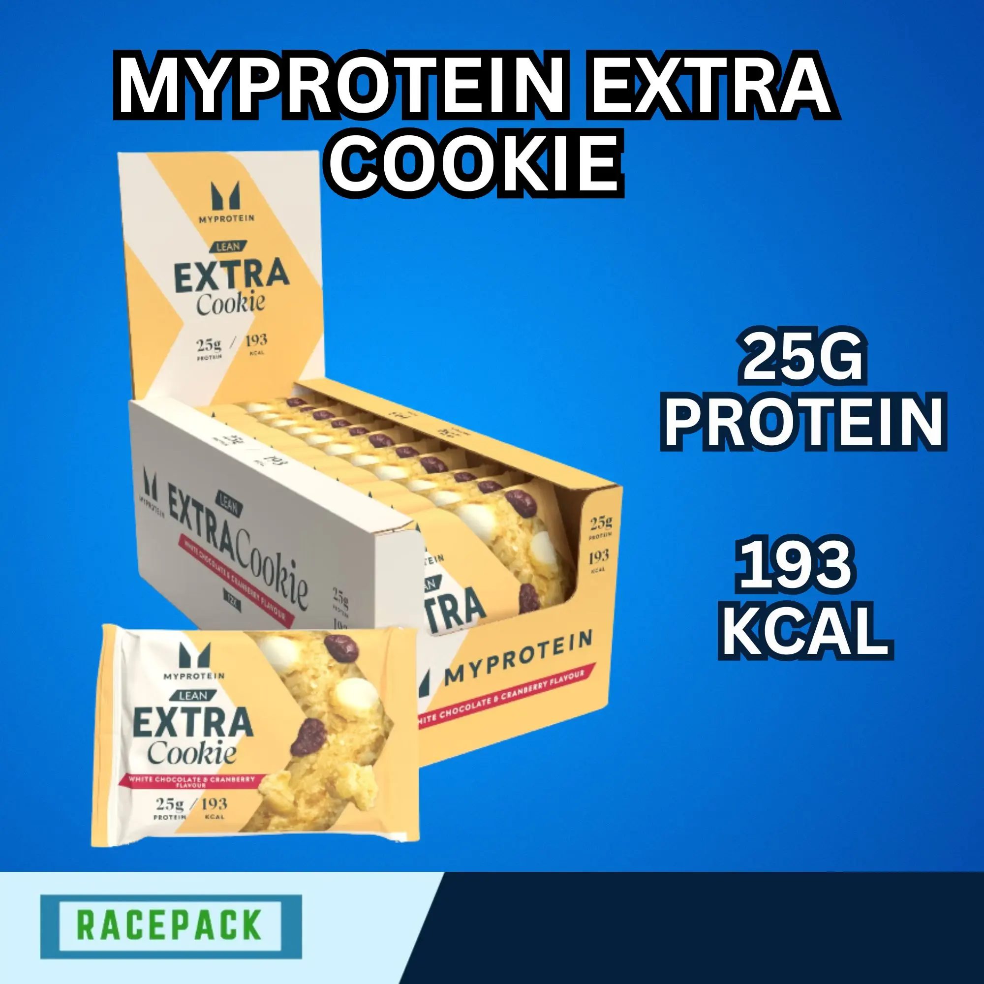 MyProtein Lean Cookie 12 Pack, (select flavour) High-Protein, Low-Sugar Snack for Gym & Fitness – Muscle Gain, Post-Workout, Healthy Snack, Sports Nutrition, Recovery