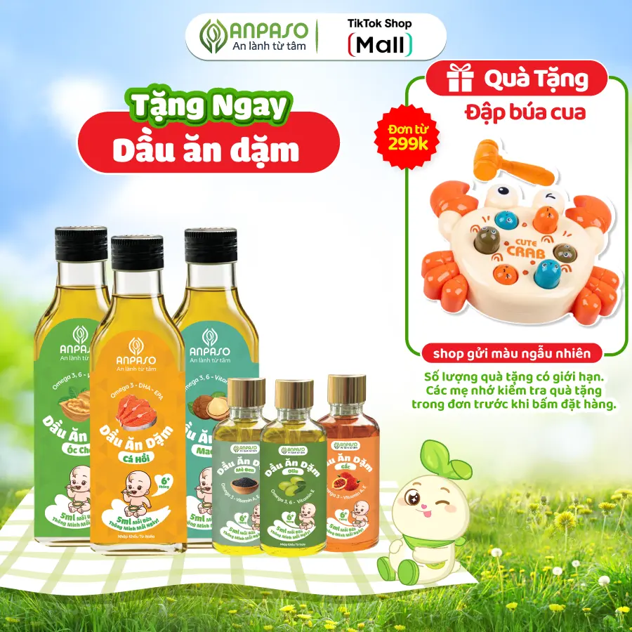 Dầu Ăn Anpaso - Dầu Thực Vật Đa Dạng Dưỡng Chất 50ml-100ml