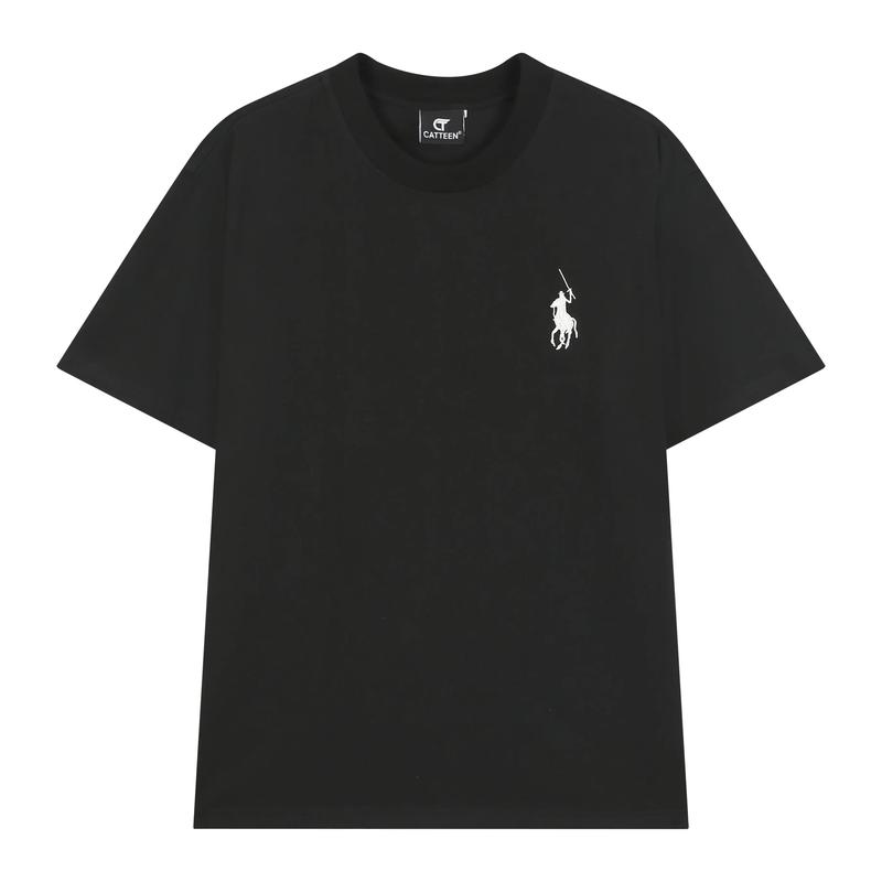 Áo Thun Thêu Nựa Cao Cấp Cổ Tròn - Áo Thun Basic Nựa Thêu, Áo Phôn unisex nam…