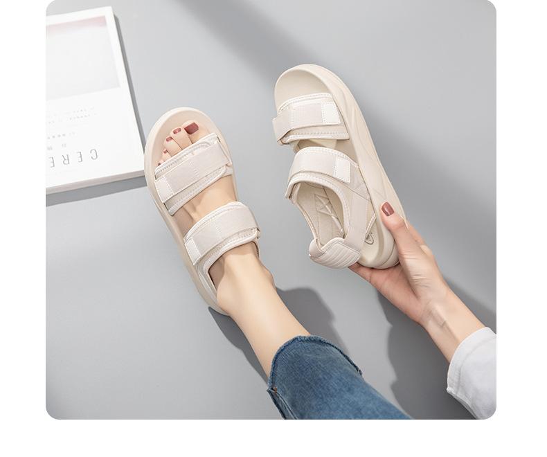 [100% Import& Barang ready] Sandal Casual Wanita Import / COD / INS/Sandal Wanita/Korea Karet Jelly Wanita Velcro/Sandal Tali Sendal 7