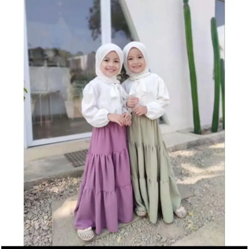 Rok anak perempuan/ Rok anak terbaru/ Rok anak susun/ Rok anak tanggung/ rok viral 5