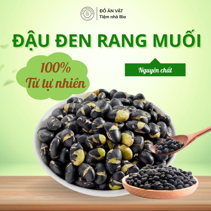 Đậu đen xanh lòng rang muối Organic - Món ăn vặt ngon bổ dưỡng không chất bảo quản - Tiệm nhà Bia