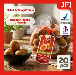 Telur Puyuh Siap Makan JFI - Matang & Higienis - Cemilan Sehat & Praktis