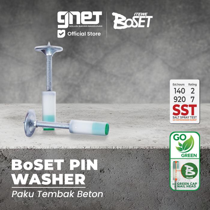 Gambar BoSET PIN Washer - Besar | Paku Tembak Beton dari GNET Official Store Kab. Bandung Tokopedia