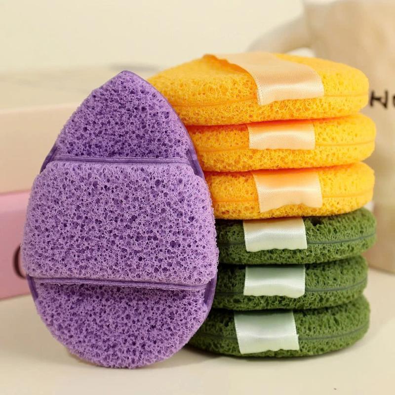 [1 chiếc] Bông Mút Rửa Mặt Bọt Biển Hình Giọt Nước Làm Sạch Sâu Da Mặt - Bông Mềm Massage Tẩy Tế Bào Chết Nhẹ Nhàng