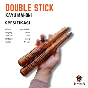 carabiner sport alat peraga untuk melenturkan otot lengan saat latihan dobbelstikk kayyu Alat Outdoor