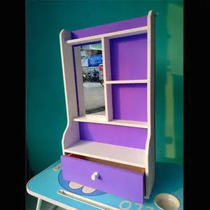 cermin rias laci model baru laci model 1 cerminmurah/cermin model baru/cermin aesthetic/cermin laci terbaru/cermin model laci murah/cermin kekininian rias  dinding (ANZO STORE)