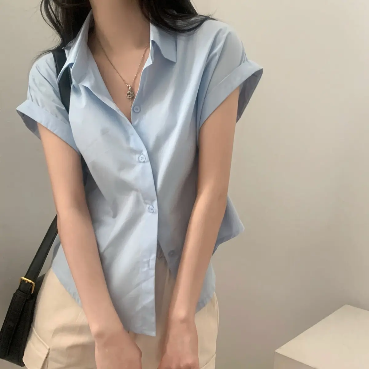 coralie shirt | kemeja lengan pendek premium