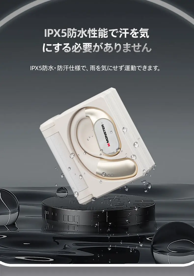 送料無料 高音質ワイヤレスイヤホン Bluetoothイヤホン 耳掛け式 軽量フィット 折りたたみ収納 IPX5防水 防汗 145時間再生 通勤・運動・ランニング向け プレゼントにも喜ばれる実用モデル