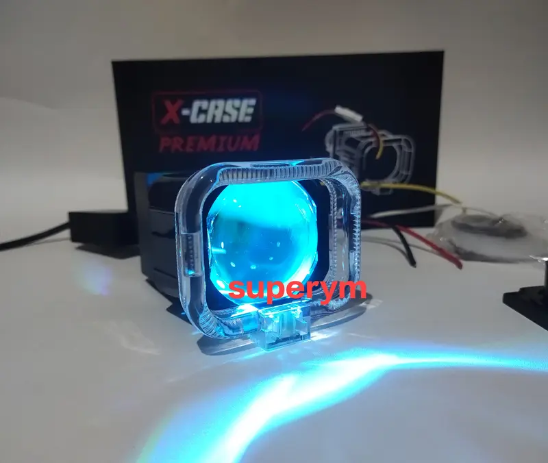 lampu utama Biled Mini 3 warna plus devil APP 1,5 INCH X1 x case original 4