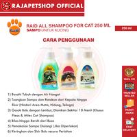 Gambar RAID ALL SHAMPOO FOR CAT 250 ML – SAMPO UNTUK KUCING - RAID ALL FLEAS AND MITES SHAMPOO FOR CAT 250 ML dari Rajapetshop Official Kota Surabaya 4 Tokopedia
