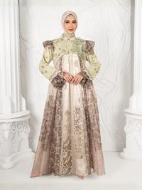 Gambar Alcavella - [NAD] Zarelia Lace Series | Gamis Brokat Premium Elegan - POWDERBLUE, L dari Alcavella Kab. Bandung 3 Tokopedia