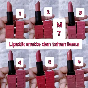 Lipstik Matte Murah (M7,,R1,R3,R4,R5,R6,R7) / Lipstik matte dan tahan lamaa