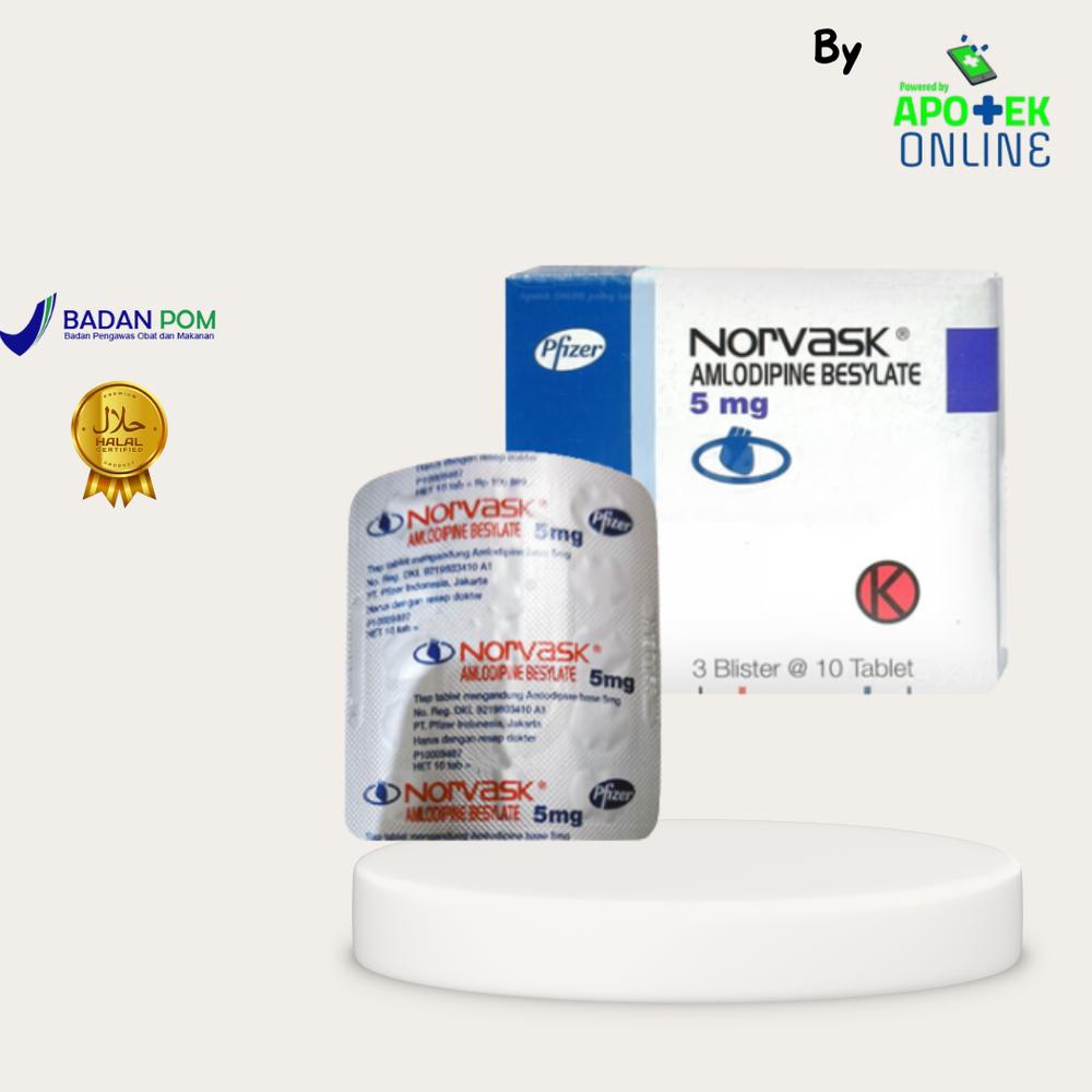 NORVASK 5 MG BLISTER 10 TABLET