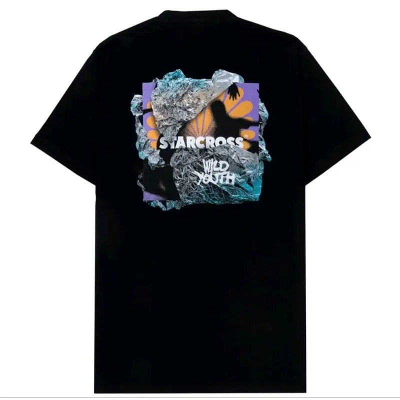 Tshrit Baju Kaos STARCROSS Kaos Pria - YOUTH ABSTRK - Black Abu Army