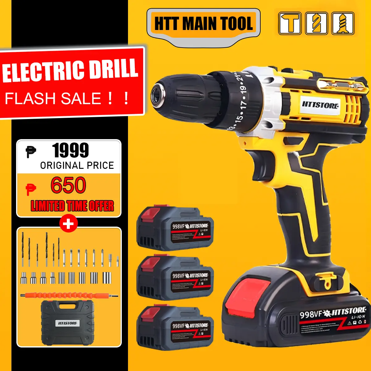 Ingco by Titan Cordless Impact Drill Brushless Compact 20V 66Nm ...