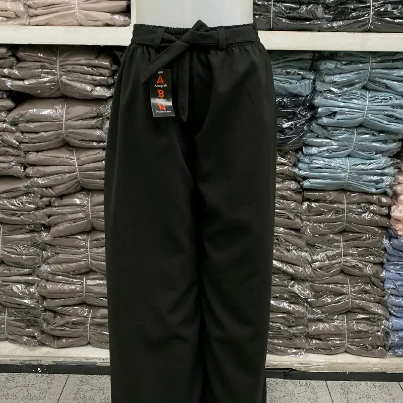 celana kulot bahan katun ukuran all size 0