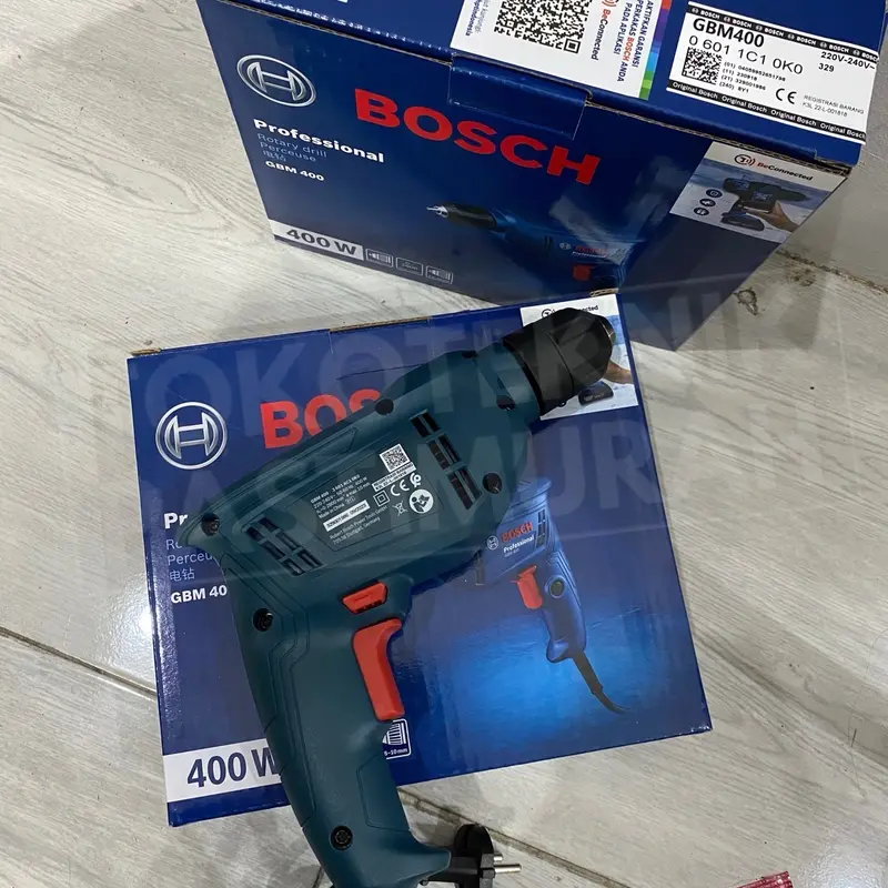 Mesin Bor Bosch 10mm Bor Besi Kayu GBM 400 GBM400 GBM350 GBM 350 Garansi 1 Tahun 1