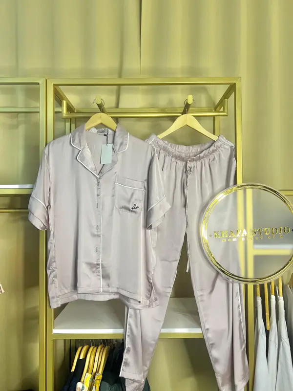 kaos tidur pria dan wanita khafa studio  stetelan kaos tidur Nyaman 3
