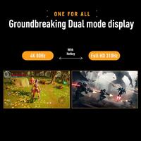 Gambar MONITOR ASUS TUF GAMING VG27UQEL5A Gaming Monitor - 27 inch, Dual Mode (4K@80Hz, FHD@300Hz), IPS, 0,03ms dari Techno Computer Bali Kota Denpasar 3 Tokopedia