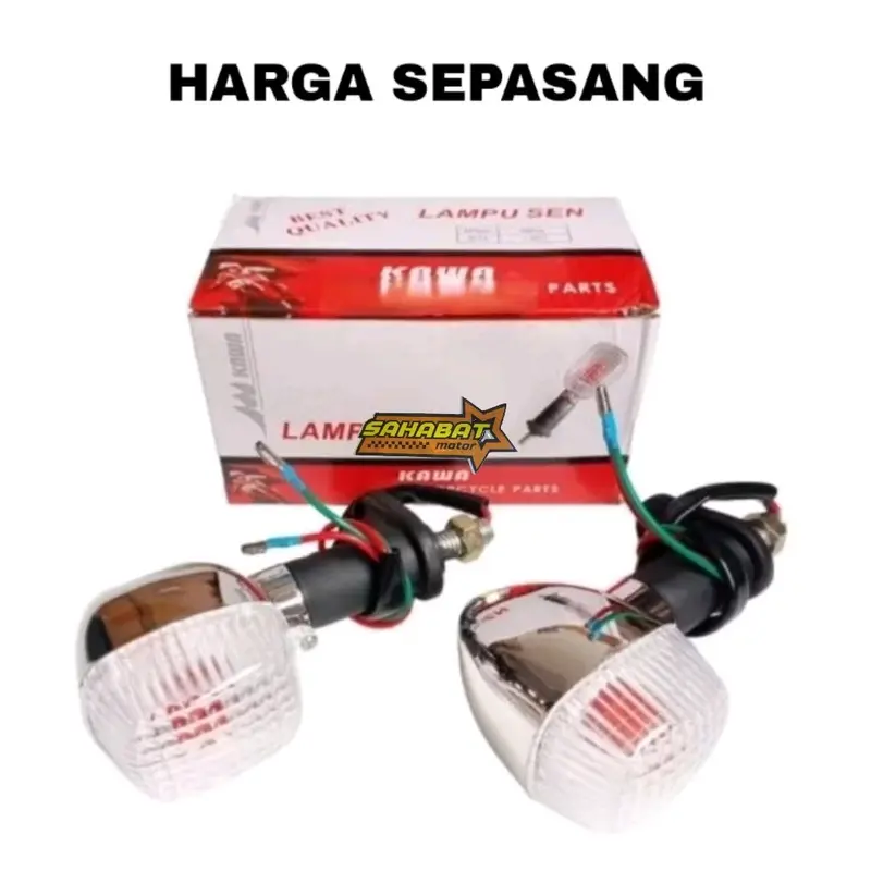 LAMPU SEIN SEN RITING NINJA SS RR R KROM ORIGINAL KAWA Motorcycle 0