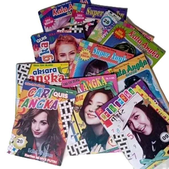 [Paket 10 Pcs ] Buku TTS Ukuran Panjang / Teka - Teki Silang OBat Galou Mengenang Masa Muda Paper Games