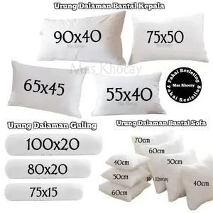 Sarung dalaman bantal / Kain dalaman bantal / Urung bantal bahan mikro