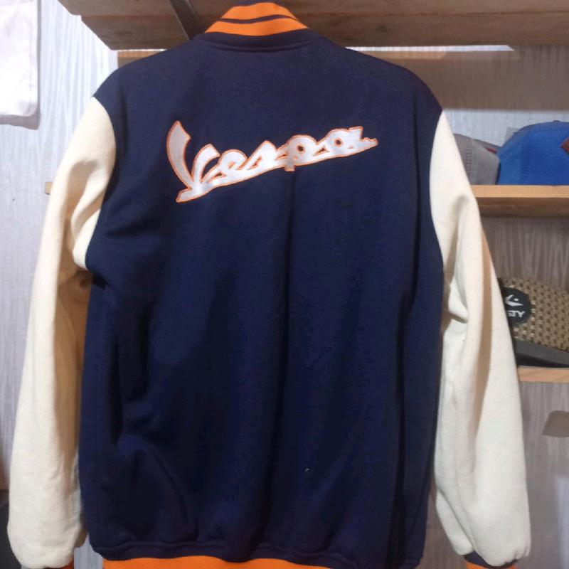 Jaket Varsity Vespa unisex Limited Edition Baseball fleece 6