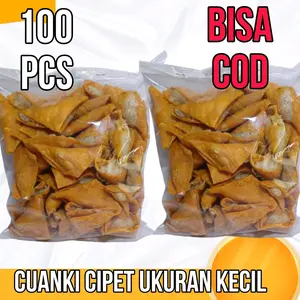 isi 100 PCS CUANKI CIPET SEGITA UKURAN KECIL , CIPET SEGITA MINI CIPET KECIL / PANGSIT SEGITA