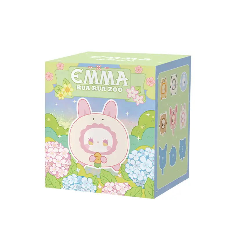 OHSOME EMMA Blind Box Gacha Set Koleksi Figure EMMA RUA RUA ZOO TUAN TUAN Plush Keychain Series (1/6) - PRODUK RANDOM 2